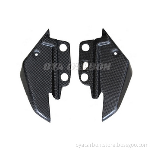 Carbon Fiber Small Side Panels with Internal Lugs & Foam for Aprilia Shiver 2007-2009